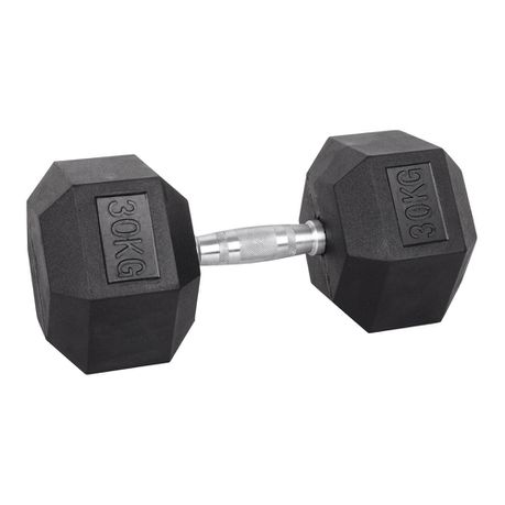 Shen Rubber Hexagonal Dumbbell 30kg Buy Online in Zimbabwe thedailysale.shop