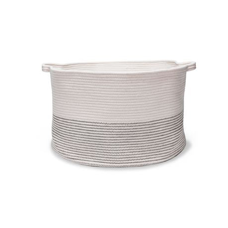 Santorini Cotton Rope Storage Basket Buy Online in Zimbabwe thedailysale.shop