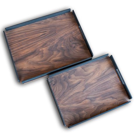 db Creative - 2 x Walnut tray (Medium and Large) Buy Online in Zimbabwe thedailysale.shop