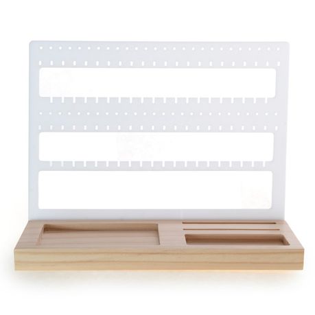 White Multi Jewellery Organiser - Display Unit Buy Online in Zimbabwe thedailysale.shop