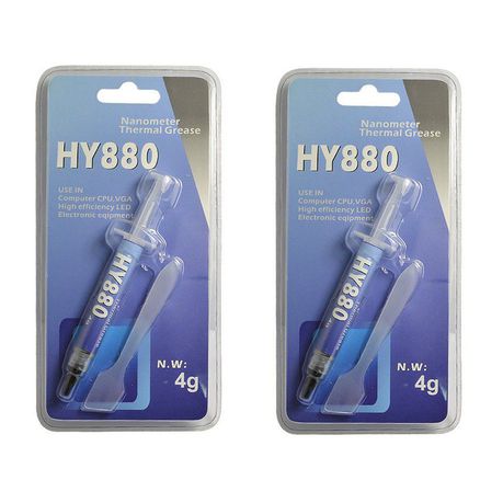 Halnziye 880 Grey Thermal Grease Syringe - 4G (2 Pack)