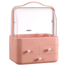 Load image into Gallery viewer, Everglitz Acrylic Cosmetic Organizer Storage Box With Drawers -Rose Pink
