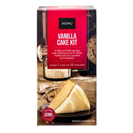 NOMU Vanilla Cake Baking Kit 820g