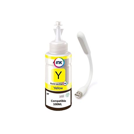 Universal Ink Compatible For HP-ink Tank Printers-Yellow 100ML Buy Online in Zimbabwe thedailysale.shop