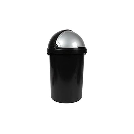 DH - Flip-Top Dustbin 25L – Black