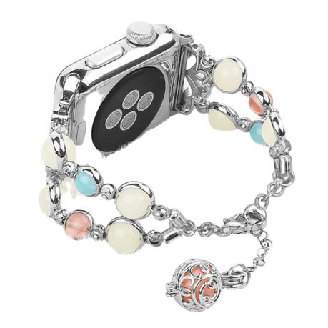 Killerdeals 38/40mm Apple Watch Luminous Beaded Pearl Strap – Silver S/M/L Buy Online in Zimbabwe thedailysale.shop