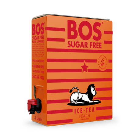 BOS - Sugar-Free Peach Ice Tea Dispenser Box 3L Buy Online in Zimbabwe thedailysale.shop