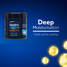 Load image into Gallery viewer, Vaseline For Men Cooling Body Cream Dry Skin Cream 400ml
