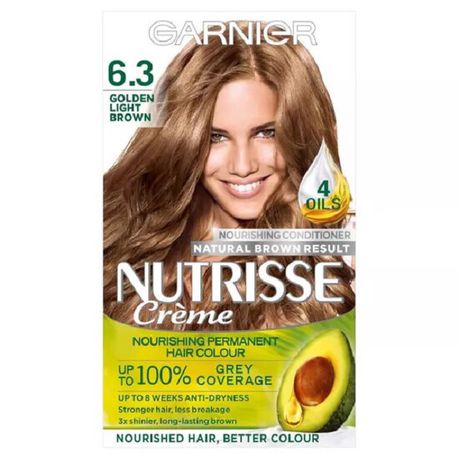 Garnier Nutrisse 6.3 Golden Light Brown Buy Online in Zimbabwe thedailysale.shop