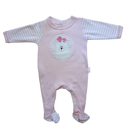 Girl Bear Babygrow