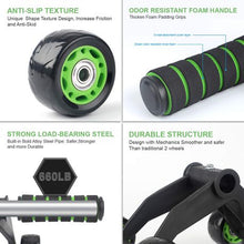 Load image into Gallery viewer, Heartdeco Fitness Abs Roller Wheel, Suction Sit Up Bar &amp; Core Sliders Set
