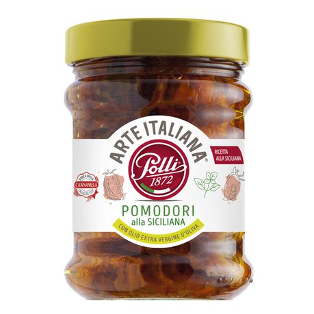 Polli - Sundried Tomatoes in Oil -12X285G Buy Online in Zimbabwe thedailysale.shop