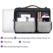 Load image into Gallery viewer, 5by5 Compact 15-15.6 inch Laptop Bag (Black)
