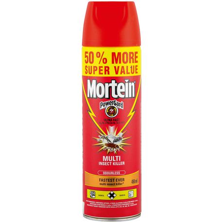 Mortein PowerGard Ultra Fast - Multi Insect Killer - Odourless - 450ml Buy Online in Zimbabwe thedailysale.shop