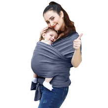 Load image into Gallery viewer, Baby Wrap Carrier - Dark Grey
