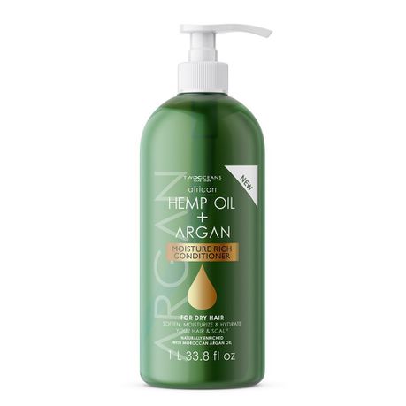 Two Oceans Hemp Oil & Argan 1L Conditioner Buy Online in Zimbabwe thedailysale.shop