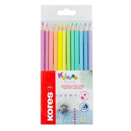 Kores Kolores Pastel Colour Pencils Set of 12 Buy Online in Zimbabwe thedailysale.shop