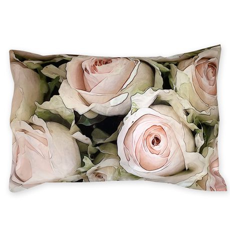 I Love it Here - Satin Pillowcase Antique Rose