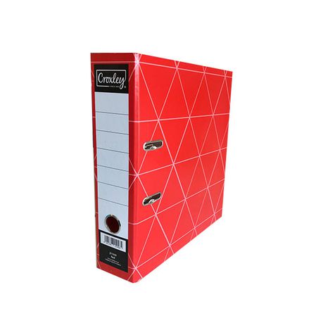 Croxley JD1009 Lever Arch File A4 70mm - Red