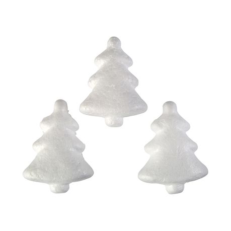 Anthony Peters Polystyrene Fir Tree Shapes: 10 Pieces (75mm)