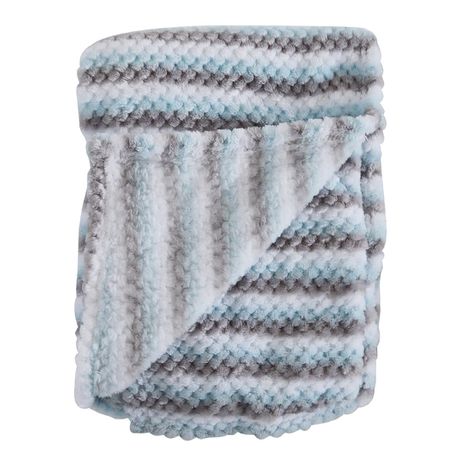 Honey Hive Fleece Blanket - Blue