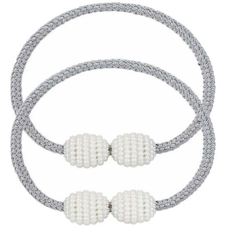 Grey Curtain Tiebacks With Strong Magnetism SL30111