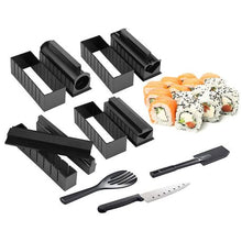 Load image into Gallery viewer, Creative 11 in 1 DIY Sushi Mold and Roll Set with Sushi Knife
