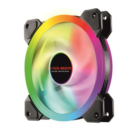 MR A TECH 120mm Adjust RGB Computer Case PC Cooling Fan