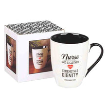 Load image into Gallery viewer, Strength &amp; Dignity Nurse - Ceramic Mug
