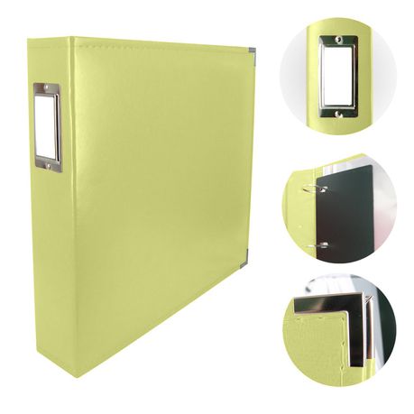 Couture Creations 12x12 D-Ring Leather Album - Kiwi Green Buy Online in Zimbabwe thedailysale.shop