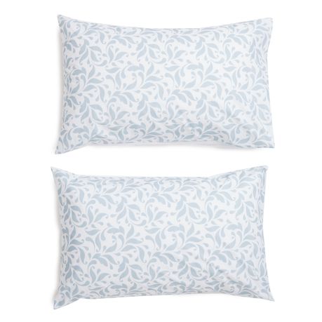 George & Mason - Decorative Floral Pillowcase - Set of 2