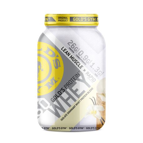 Gold'S Gym Iso-Whey Wpi-D 980G-Vanilla Buy Online in Zimbabwe thedailysale.shop