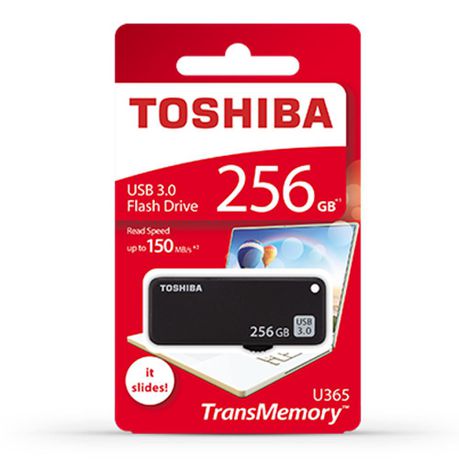 Toshiba TransMemory 256GB USB 3.0 - THN-U365K2560E4 Buy Online in Zimbabwe thedailysale.shop