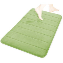 Load image into Gallery viewer, Luxury Memory Foam Bathroom Bath Mat Quick Dry Non Slip Light Green XL
