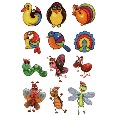 Tattoo Kids - Birds & Bugs Buy Online in Zimbabwe thedailysale.shop