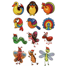 Load image into Gallery viewer, Tattoo Kids - Birds &amp; Bugs
