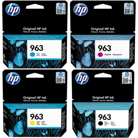 HP 963 Black, Cyan, Magenta, Yellow Multi Pack Ink Cartridges