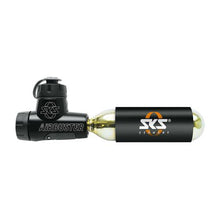 Load image into Gallery viewer, SKS CO2 Bike Pump for use with 16 G and 24 G Cartridges AIRBUSTER Black
