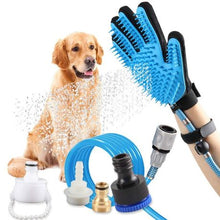 Load image into Gallery viewer, Groom Buddy Pet Bathing Massage Glove w/ Hose Attachment
