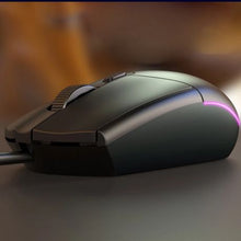 Load image into Gallery viewer, OQ - 7 Colour LED Office Mouse - Black
