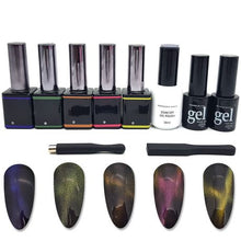 Load image into Gallery viewer, Magnetic Gel Nail Polish Starter Kit With 48W Nail Lamp - 9d Cat Eye
