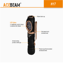 Load image into Gallery viewer, Acebeam H17 LED Rechargeable Headlamp 2000 lumen
