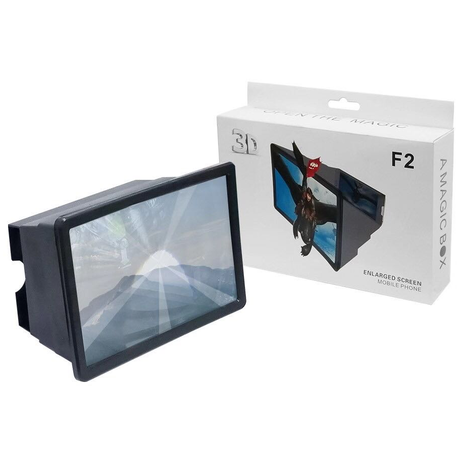 F2 3D Smartphone Mobile Magnifier For Up To 5.7 Phones- Black Buy Online in Zimbabwe thedailysale.shop