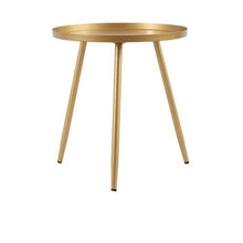 Load image into Gallery viewer, Zoco &amp; Mii - Gold Contemporary Style Coffee Table Side Table
