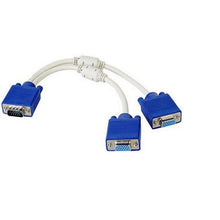 Load image into Gallery viewer, VGA Male To 2 VGA Female Converter(15 Pin Cable)
