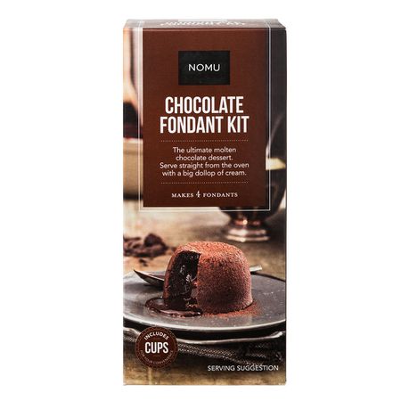 NOMU Chocolate Fondant Baking Kit 220g