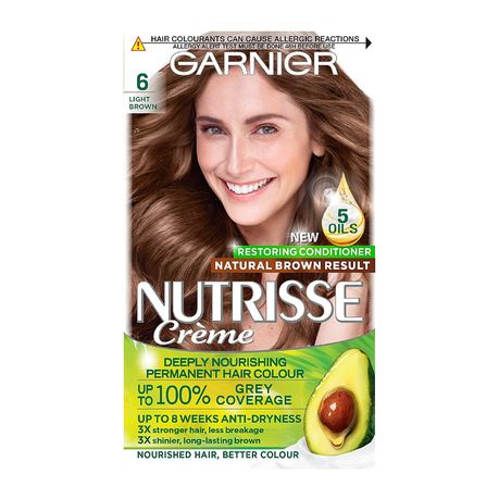 Garnier Nutrisse 6.0 Light Brown Buy Online in Zimbabwe thedailysale.shop