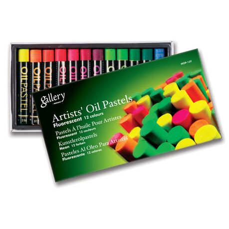 MUNGYO - Artists' Oil Pastels Fluorescent 12 Colours Buy Online in Zimbabwe thedailysale.shop