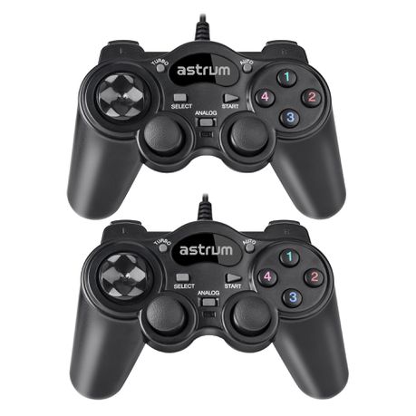 Astrum USB Vibration Gamepad for PC - GP210 2 Pack Buy Online in Zimbabwe thedailysale.shop