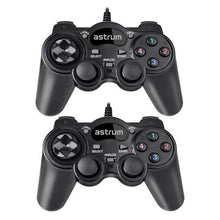 Load image into Gallery viewer, Astrum USB Vibration Gamepad for PC - GP210 2 Pack
